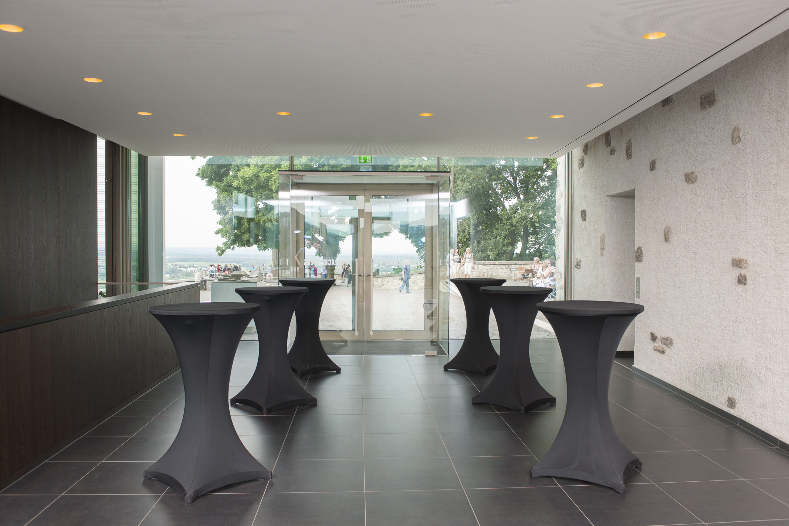 Neubau Glaskubus Drachenfels